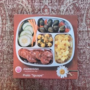 Vintage 1970s Meridional Stainless Steel Relish Tray